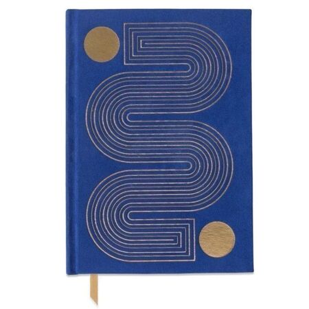 Designworks Ink Σημειωματάριο Journal Hardcover Suede Cloth Radiant Cobalt 15x21cm