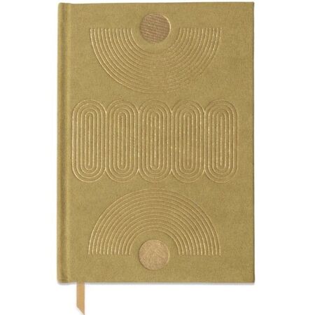 Designworks Ink Σημειωματάριο Journal Radiant Avocado Hardcover Suede Cloth 15x21cm