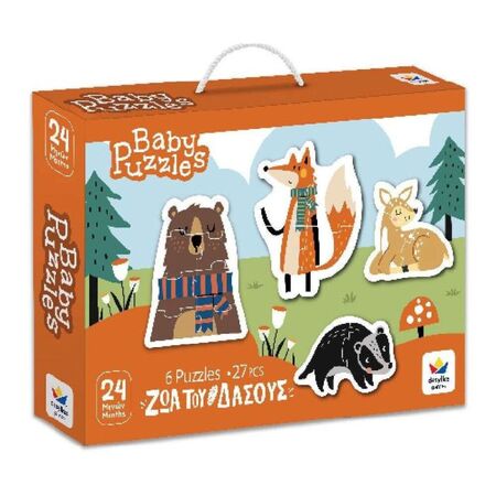 Δεσύλλας Παζλ Baby Puzzles Ζώα Του Δάσους 101502