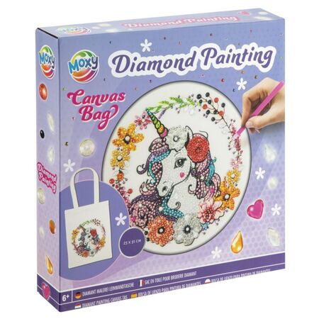 DIAMOND PAINTING ΤΣΑΝΤΑ ΜΕ ΧΕΡΟΥΛΙΑ 25Χ31CM