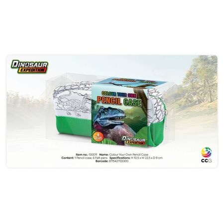 ΔΗΜΙΟΥΡΓΗΣΕ ΤΗΝ ΔΙΚΗ ΣΟΥ ΚΑΣΕΤΙΝΑ ΔΕΙΝΟΣΑΥΡΟΙ ME 6 feltpens- 20x10x8 cm