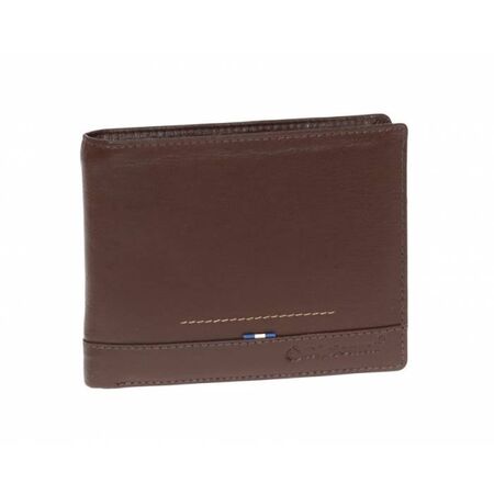 Diplomat Πορτοφόλι Δερμάτινο The Blue Collection MN111 Με RFID Καφέ