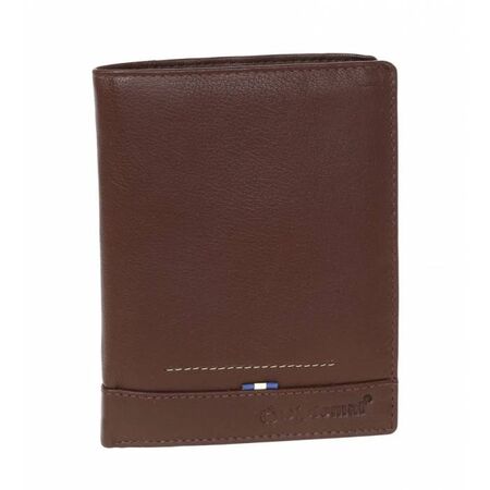 Diplomat Πορτοφόλι Δερμάτινο The Blue Collection MN114 Με RFID Καφέ