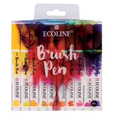 ECOLINE ROYAL BRUSHPEN ΣΕΤ 20ΤΕΜ TALENS
