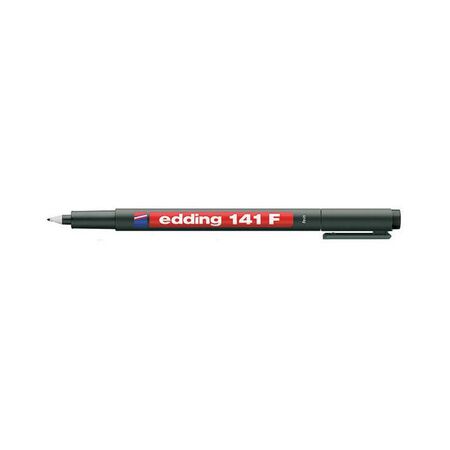 Edding 141 F Μαρκαδόρος Διαφανειών Μαύρο 0,6mm