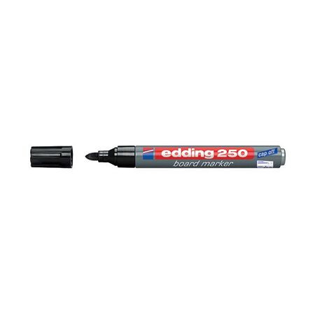 Edding 250 Μαρκαδόρος Λευκού Πίνακα Μαύρο