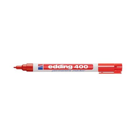 Edding 400 Μαρκαδόρος Ανεξίτηλος Κόκκινο