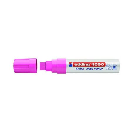 Edding 4090 Μαρκαδόρος Κιμωλίας Ροζ Νέον