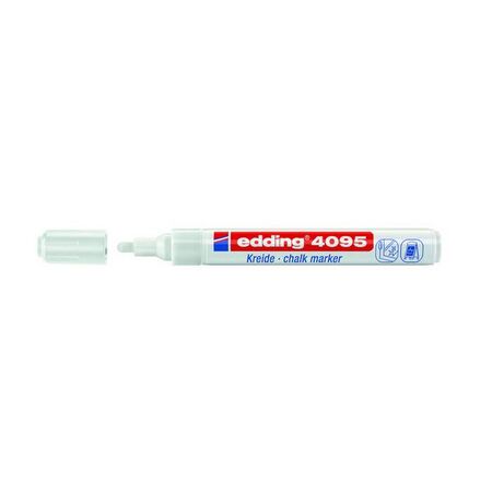 Edding 4095 Μαρκαδόρος Κιμωλίας Λευκό