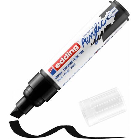 Edding 5000 Μαρκαδόρος Ακρυλικός Acrylic Marker Broad Black