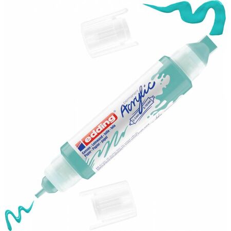 Edding 5400 Μαρκαδόρος Ακρυλικός Διπλός 3D Acrylic Opulent Turquoise