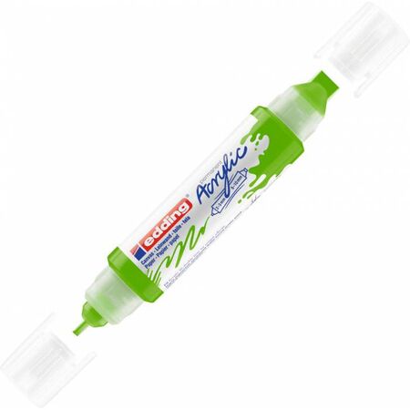 Edding 5400 Μαρκαδόρος Ακρυλικός Διπλός 3D Acrylic Yellow Green