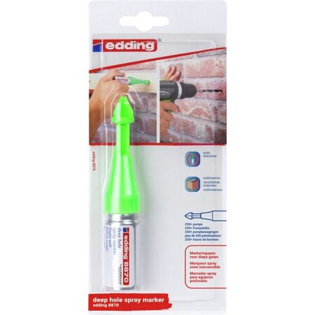Edding 8870 Μαρκαδόρος Deep Hole Chalk Spray Marker