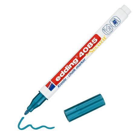EDDING CHALK MARKER 4085 ΜΠΛΕ ΜΕΤΑΛΛΙΚΟ