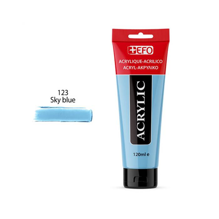 EFO Ακρυλικό Χρώμα 123 Sky Blue 120ml