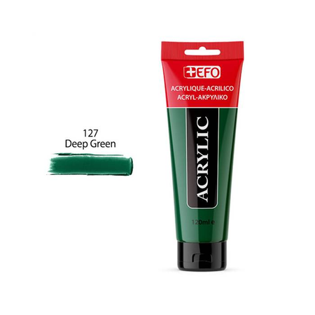 EFO Ακρυλικό Χρώμα 127 Deep Green 120ml
