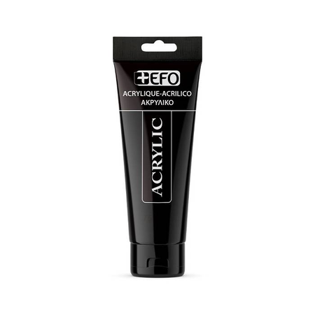 EFO Ακρυλικό Χρώμα Acrylic 422 Black 75ml