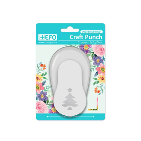 EFO Φιγουροκόπτης Περφορατέρ Σχεδίων Craft Punch Medium Δέντρο 25mm