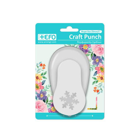EFO Φιγουροκόπτης Περφορατέρ Σχεδίων Craft Punch Medium Νιφάδα 25mm
