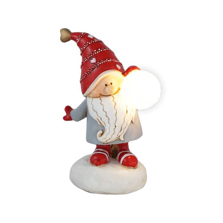 EFO Polyresin Νάνος Με Φως LED 8.5x6x12.5cm