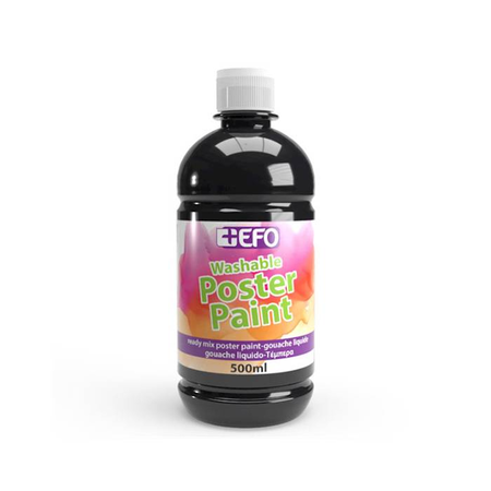 EFO Τέμπερα Δοχείο Μαύρο 500ml