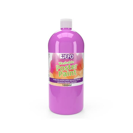 EFO Τέμπερα Δοχείο Ροζ 1000ml