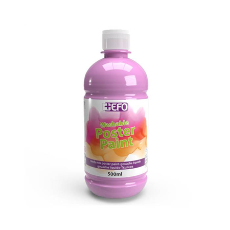EFO Τέμπερα Δοχείο Ροζ 500ml