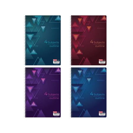 EFO Τετράδιο Σπιράλ Α4/4 Θεμάτων