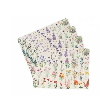 Erik Σουπλά Botanical Wild Flowers By Kokonote 4 Τεμάχια