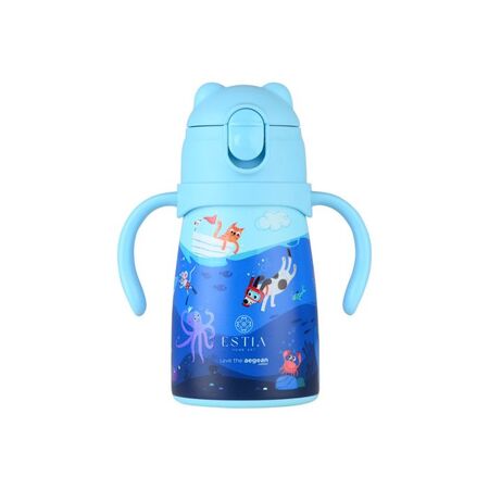 Estia Παγούρι Θερμός Bubble Bottle Save The Aegean Ocean Play 300ml