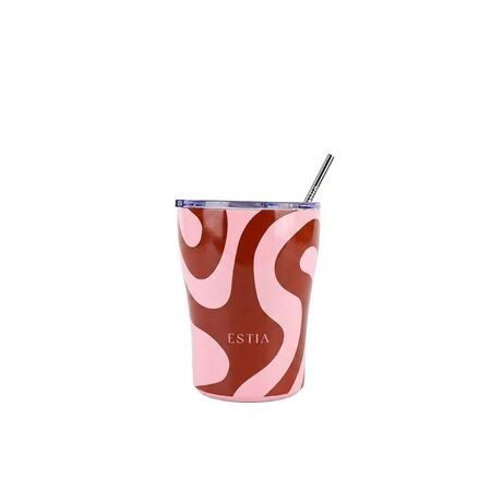 Estia Save The Aegean Θερμός Coffee Mug Coral Waves 350ml
