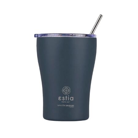 Estia Save The Aegean Θερμός Coffee Mug Indigo 350ml