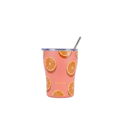 Estia Save The Aegean Θερμός Coffee Mug Orange Pop 350ml