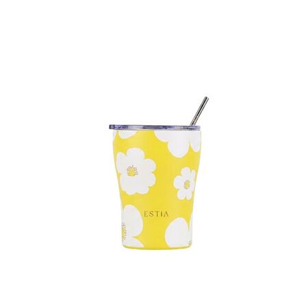 Estia Save The Aegean Θερμός Coffee Mug Yellow Daisy 350ml