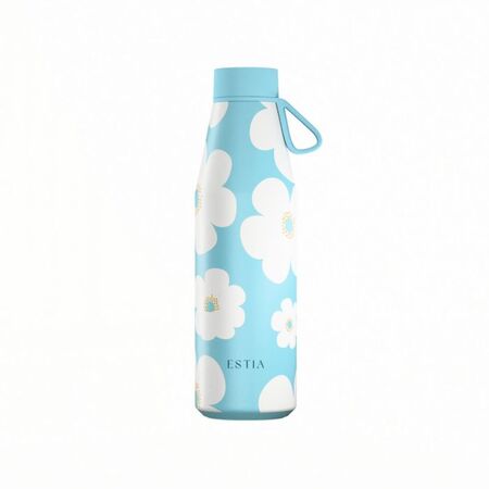 Estia Save The Aegean Θερμός Flow Blue Daisy 500ml