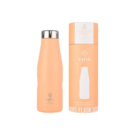 Estia Save The Aegean Θερμός Travel Flask Peach Fuzz 500ml