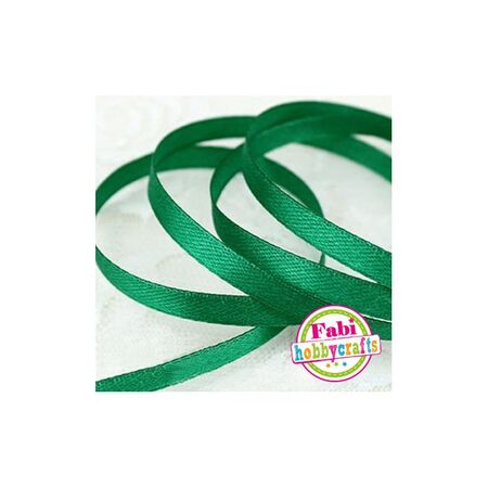 Fabi Κορδέλα Σατέν 6mm x 50y Πράσινη Σκούρο
