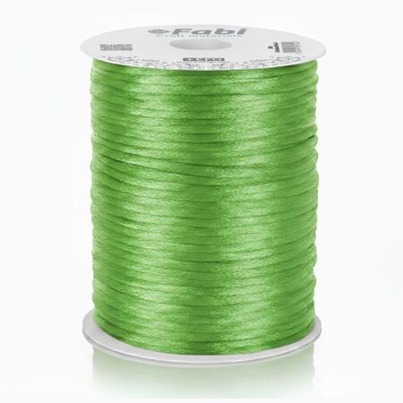 Fabi Κορδόνι Σατέν Ποντικοουρά Λαχανί 2mm x 50y