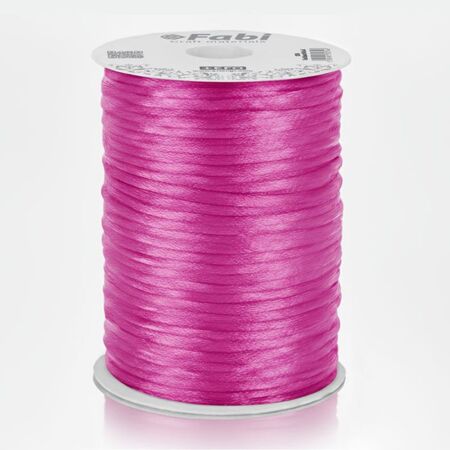 Fabi Κορδόνι Σατέν Ποντικοουρά Μωβ 2mm x 50y