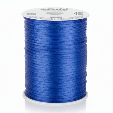 Fabi Κορδόνι Σατέν Ποντικοουρά Μπλε 2mm x 50y