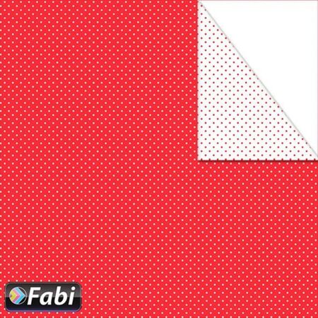 Fabi Χαρτόνι Σχεδίου Μίνι Πουά Κόκκινο 50x70cm