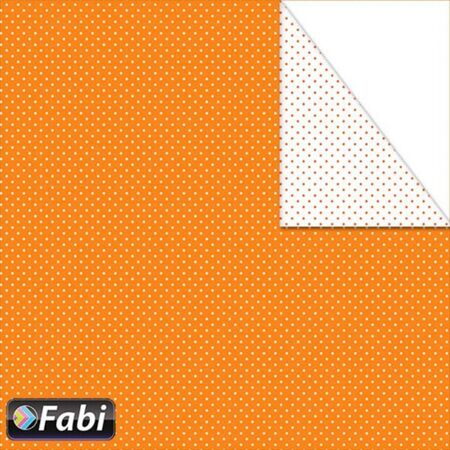 Fabi Χαρτόνι Σχεδίου Μίνι Πουά Πορτοκαλί 50x70cm
