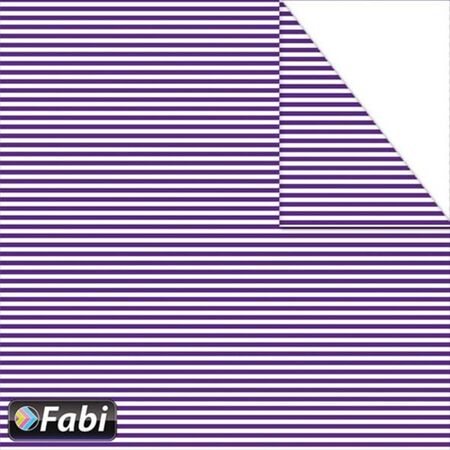 Fabi Χαρτόνι Σχεδίου Μίνι Ριγέ Μωβ 50x70cm