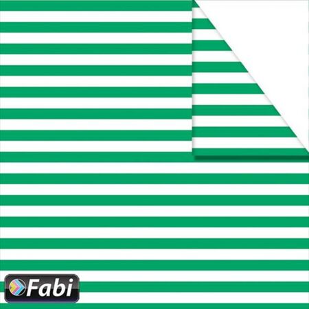 Fabi Χαρτόνι Σχεδίου Ριγέ Πράσινο 50x70cm