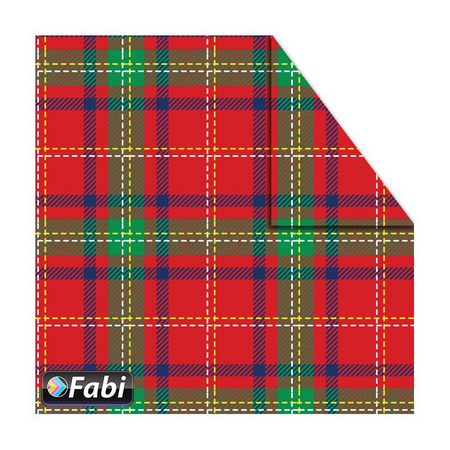 Fabi Χαρτόνι Σχεδίου Xmas Tartan Scotch 50x70cm