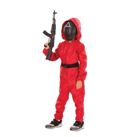 Fun Fashion Στολή Αποκριάς Squid Game Φρουρός Παιδική Unisex