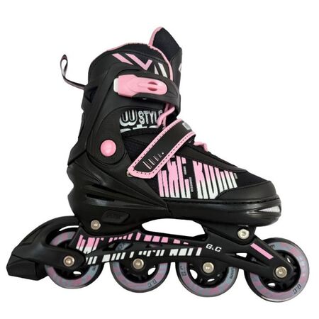 G&C Αυξομειούμενα Πατίνια Roller BW 166 Black Pink