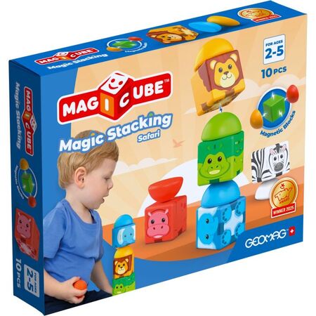 Geomag Magicube Magnetic Magic Stacking Safari 10