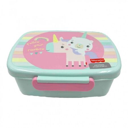 GIM Φαγητοδοχείο Πλαστικό Fisher-Price Μονόκερος 800ml 571-69265