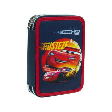 GIM Κασετίνα Διπλή Γεμάτη Cars Double Vision 3341-38100